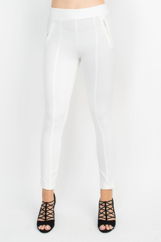 Soho Mid Waist Pull-On Pants