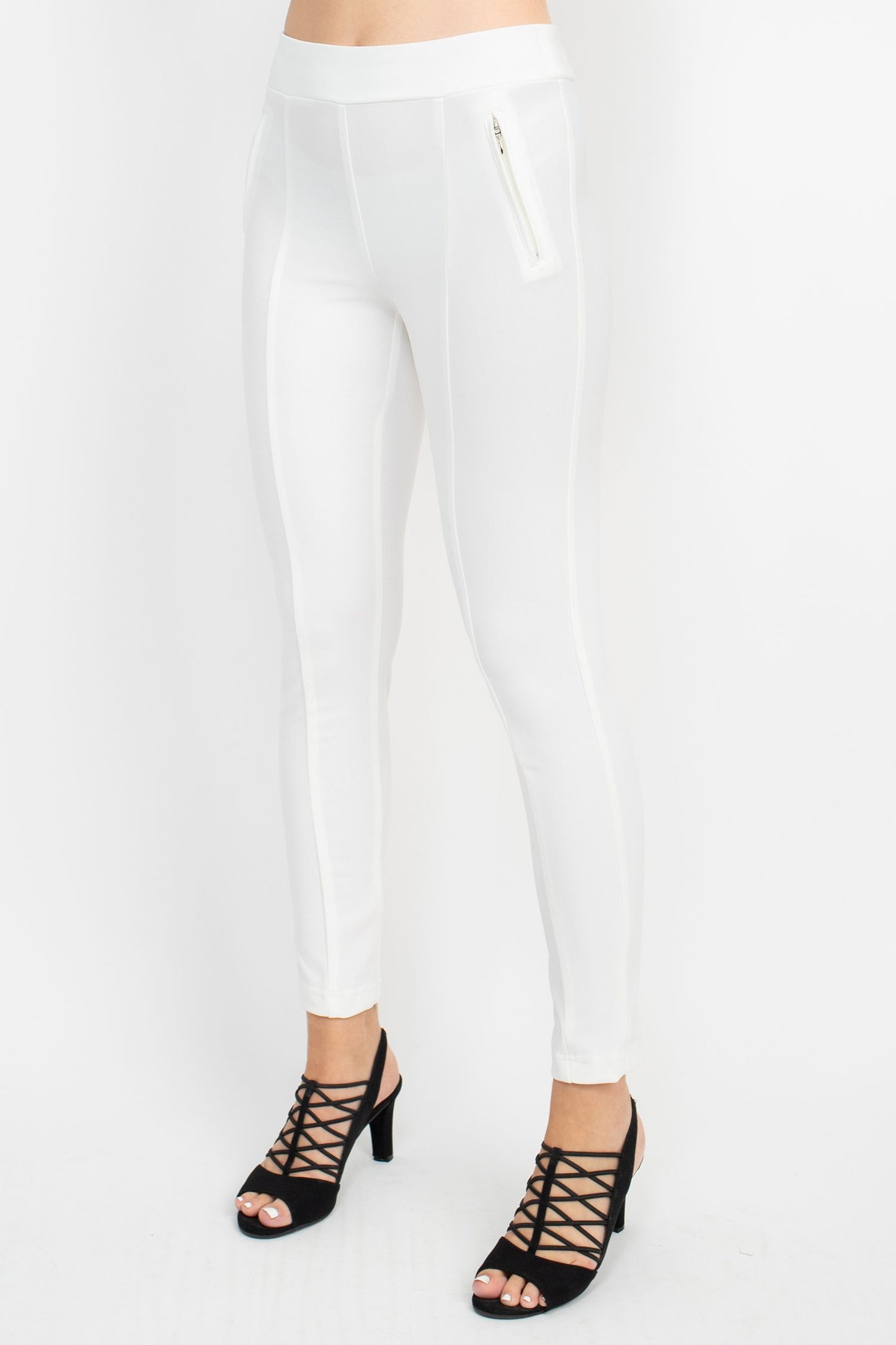 Soho Mid Waist Pull-On Pants