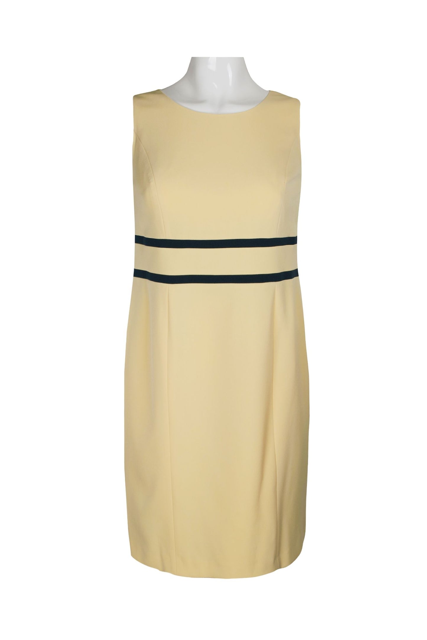 Le Suit Boat Neck Sleeveless Dress